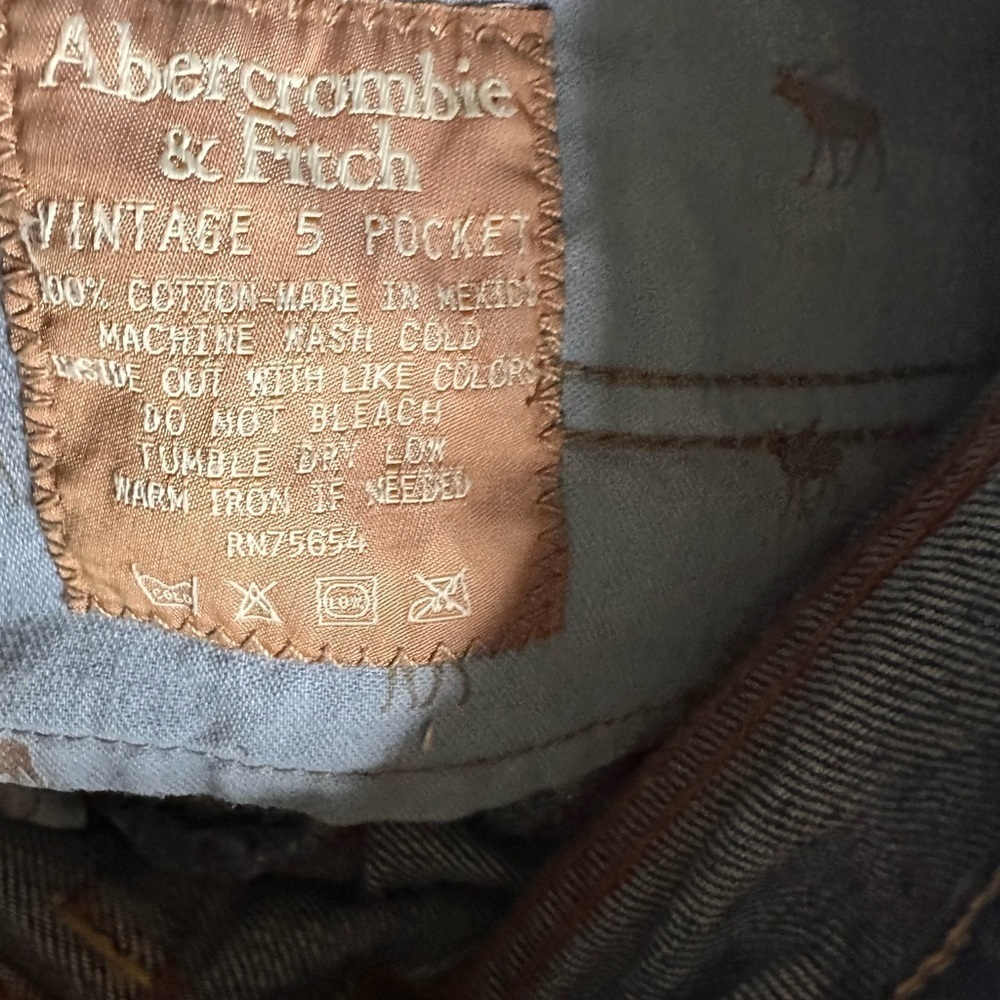 Abercrombie & Fitch size 4S Vintage 5 pocket Madison Flare jeans. VGUC. - Picture 6 of 15